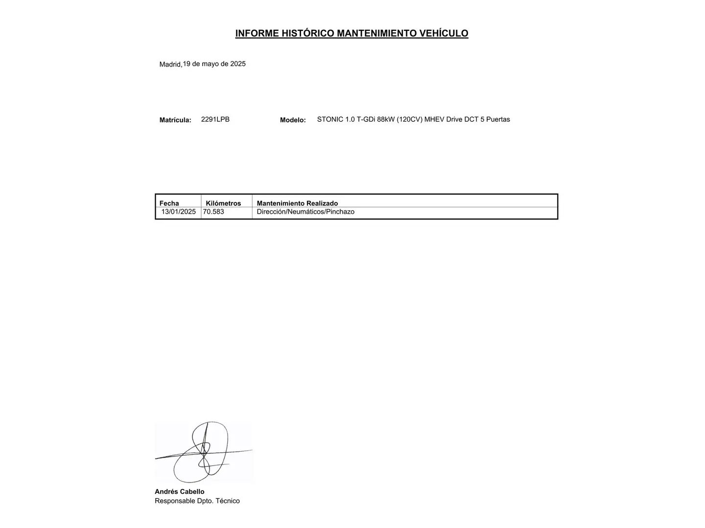Mantenimiento