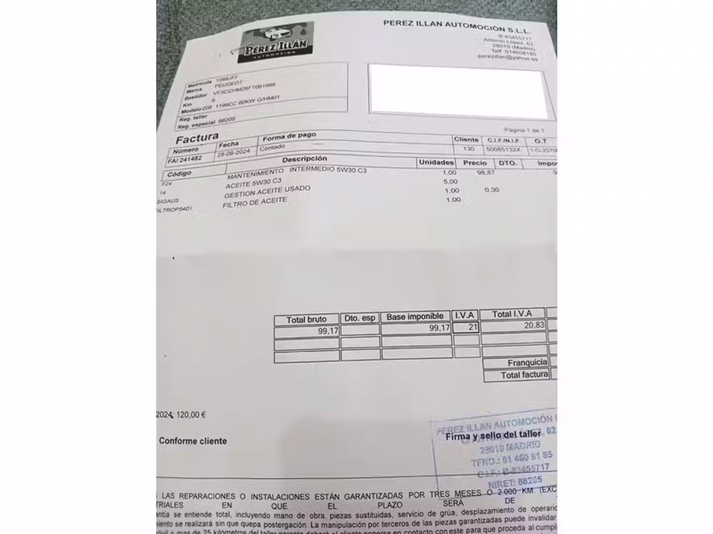 Mantenimiento