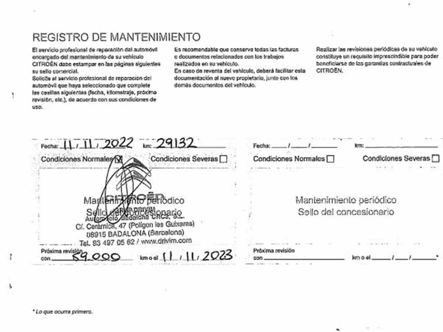 Mantenimiento