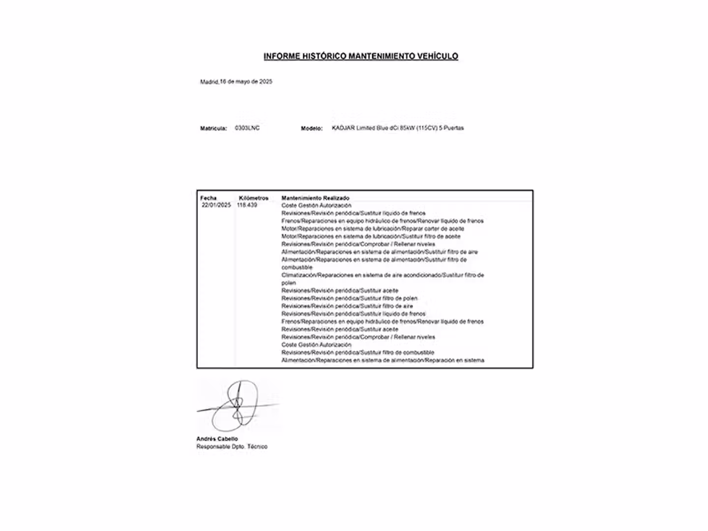 Mantenimiento