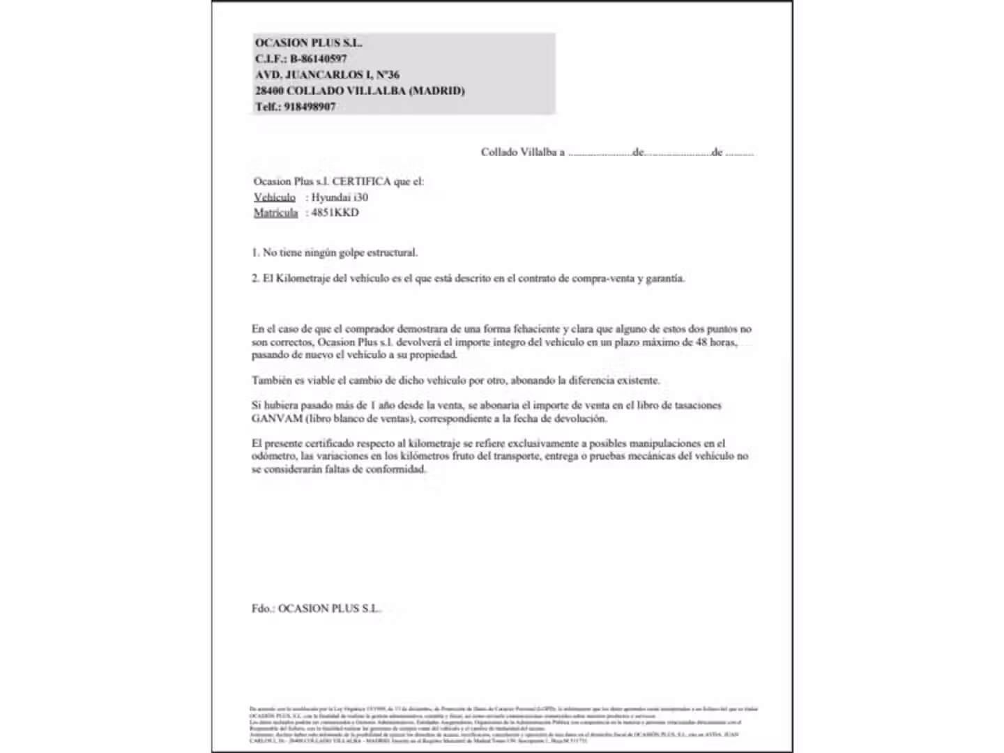 Certificado