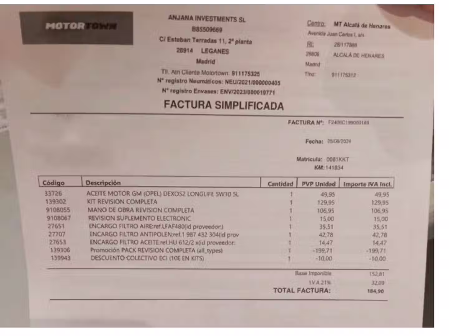 Mantenimiento