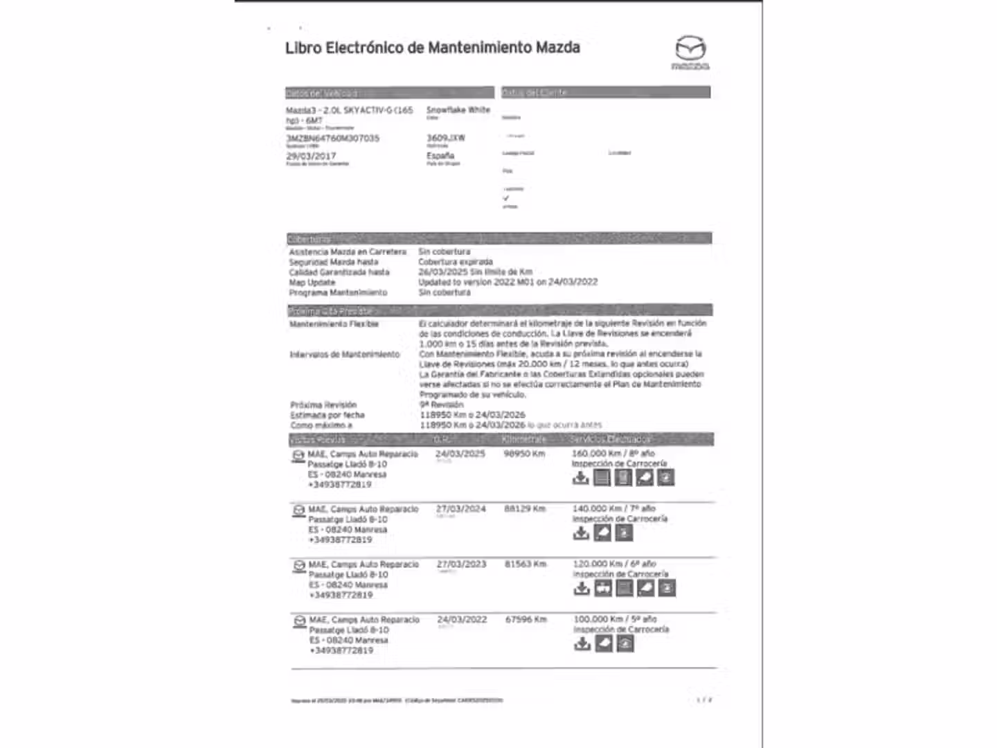 Mantenimiento
