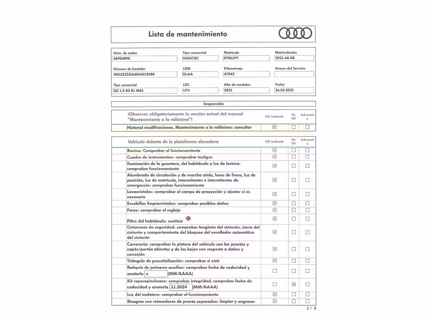 Mantenimiento