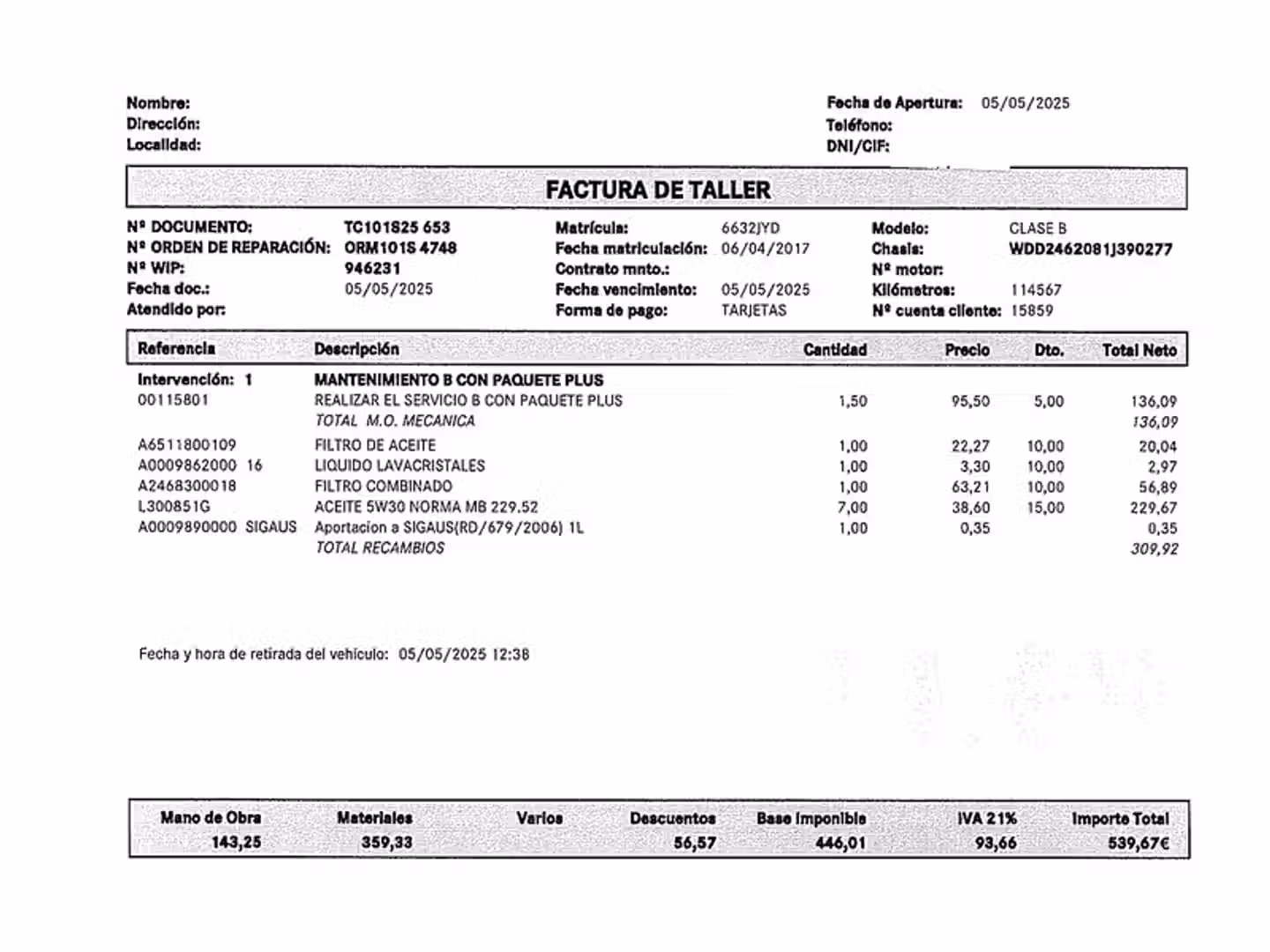 Mantenimiento