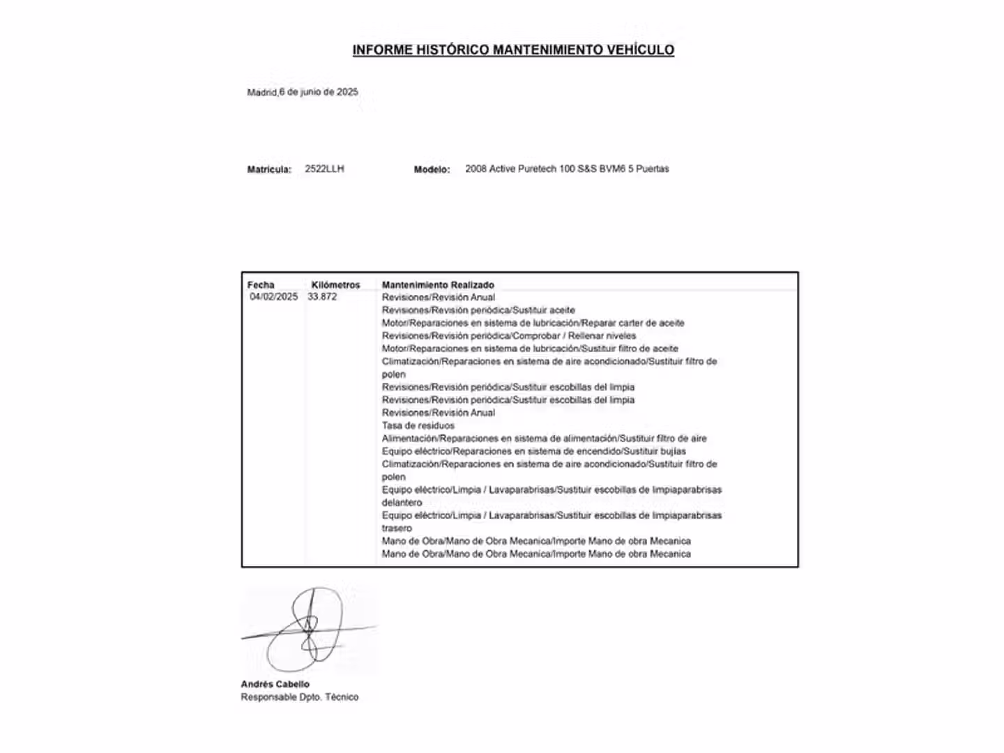 Mantenimiento