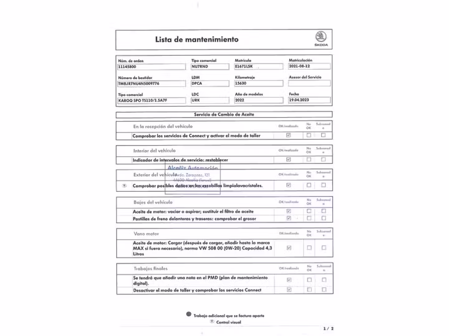 Mantenimiento