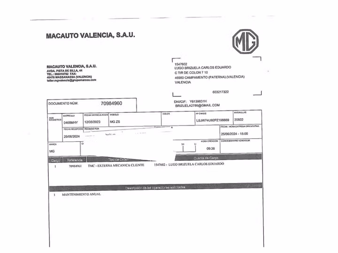 Mantenimiento