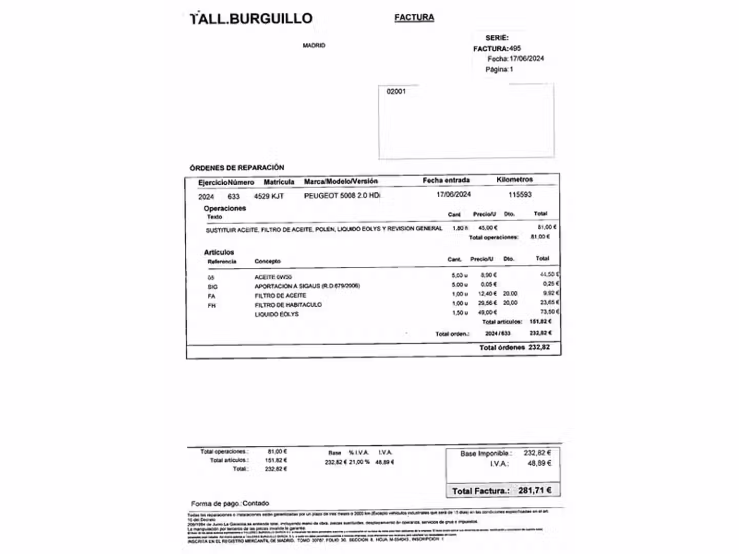 Mantenimiento