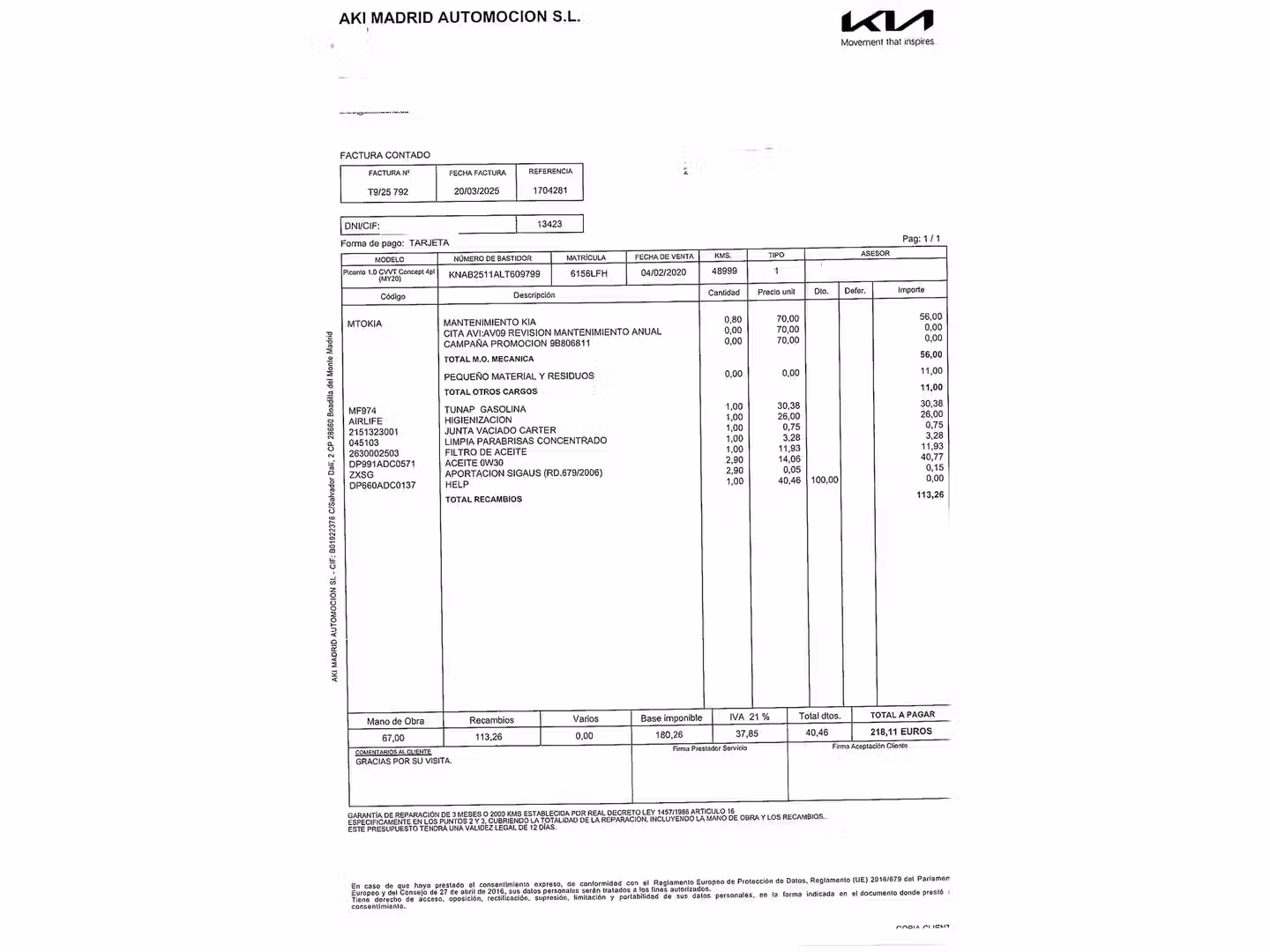 Mantenimiento