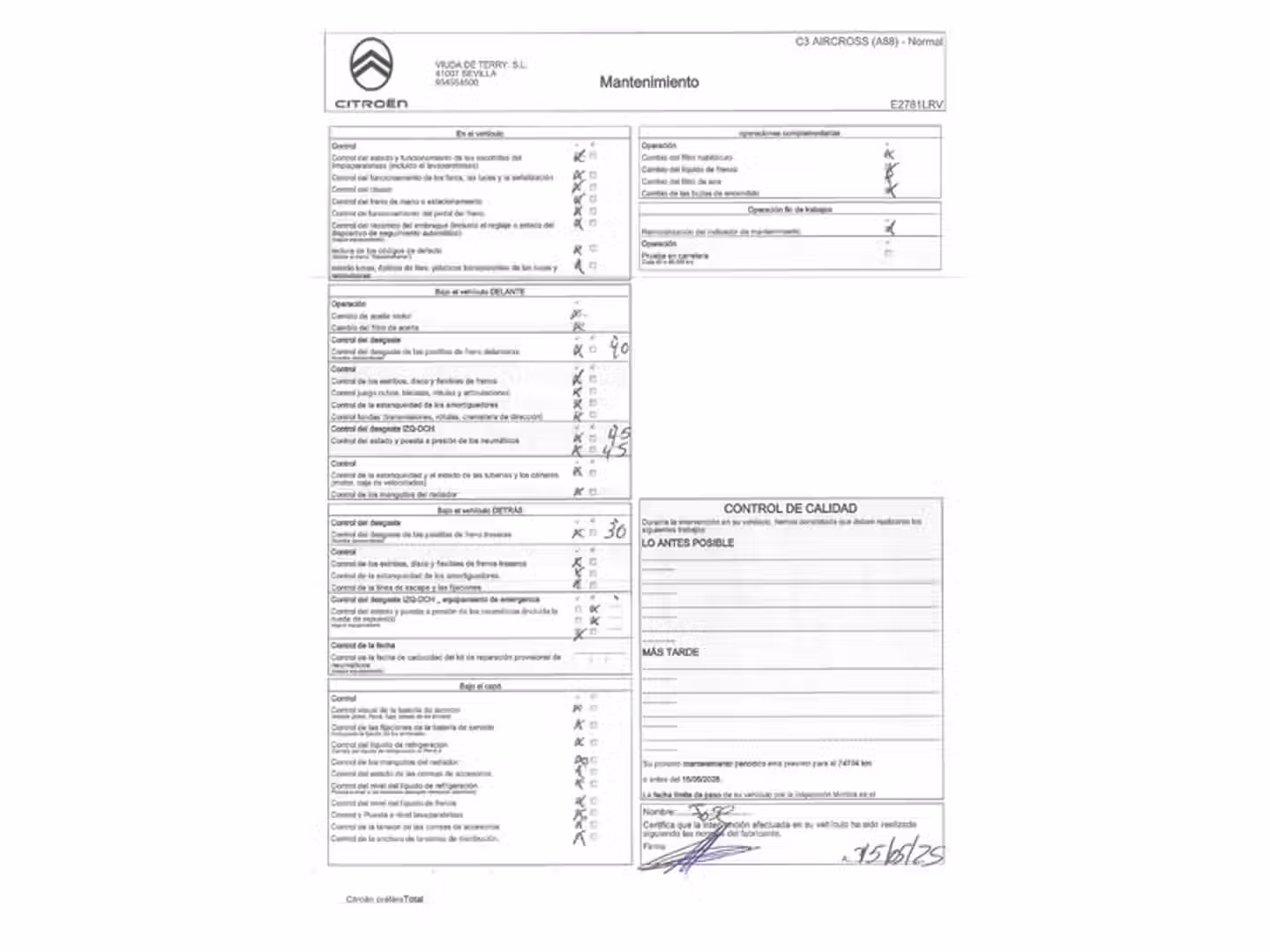 Mantenimiento