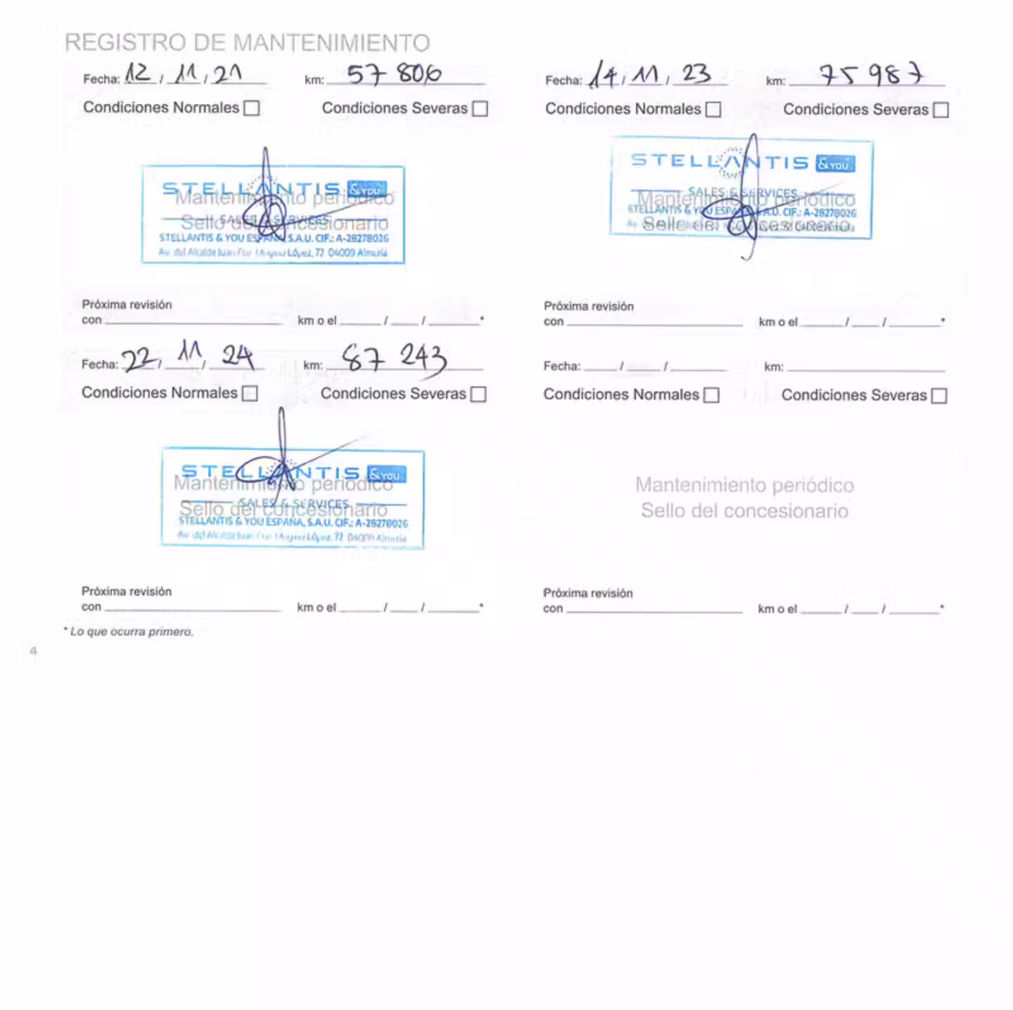 Mantenimiento