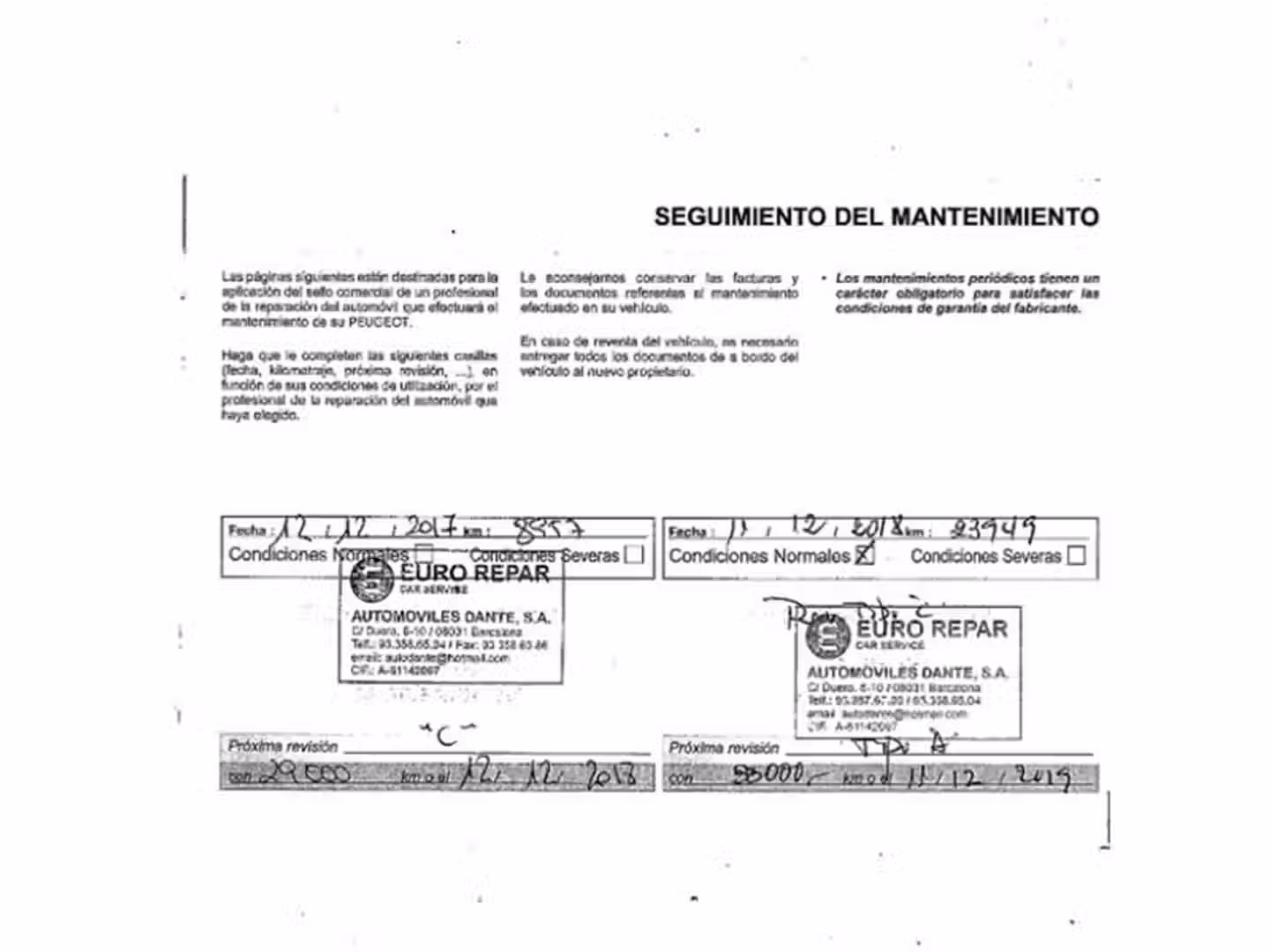 Mantenimiento