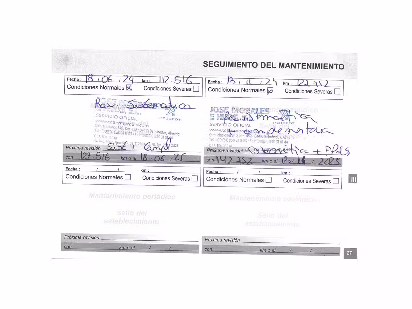 Mantenimiento
