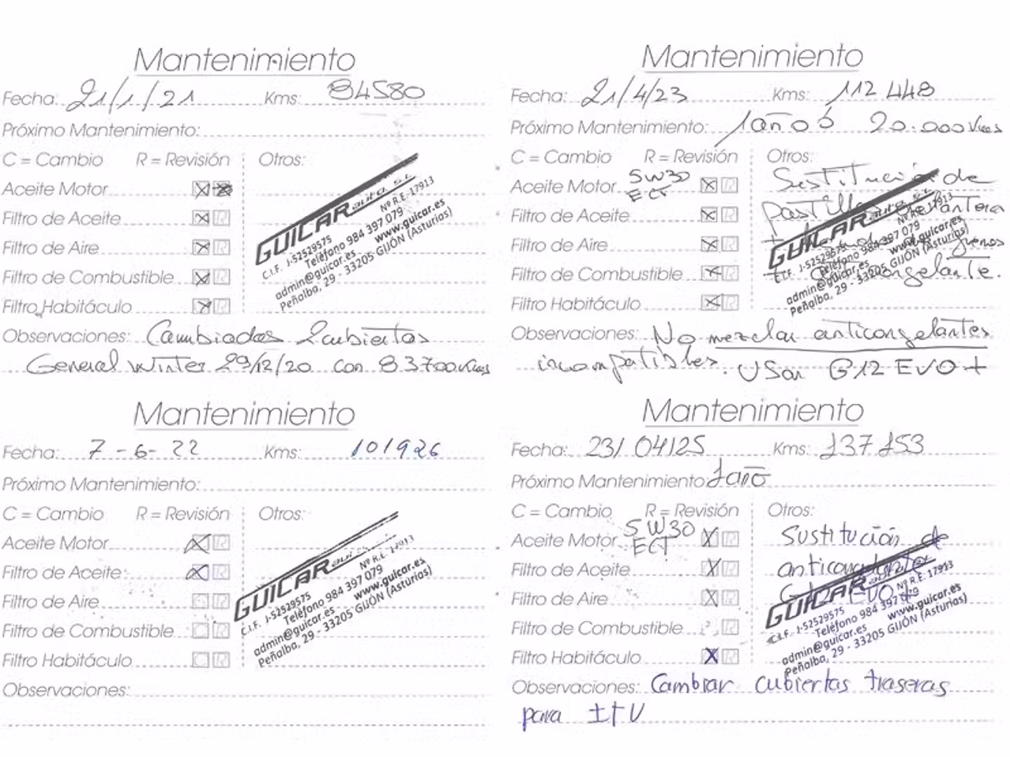 Mantenimiento