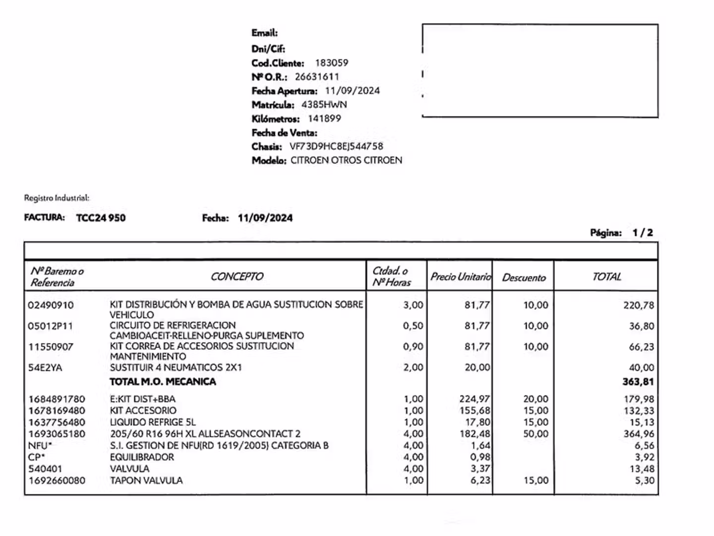 Mantenimiento