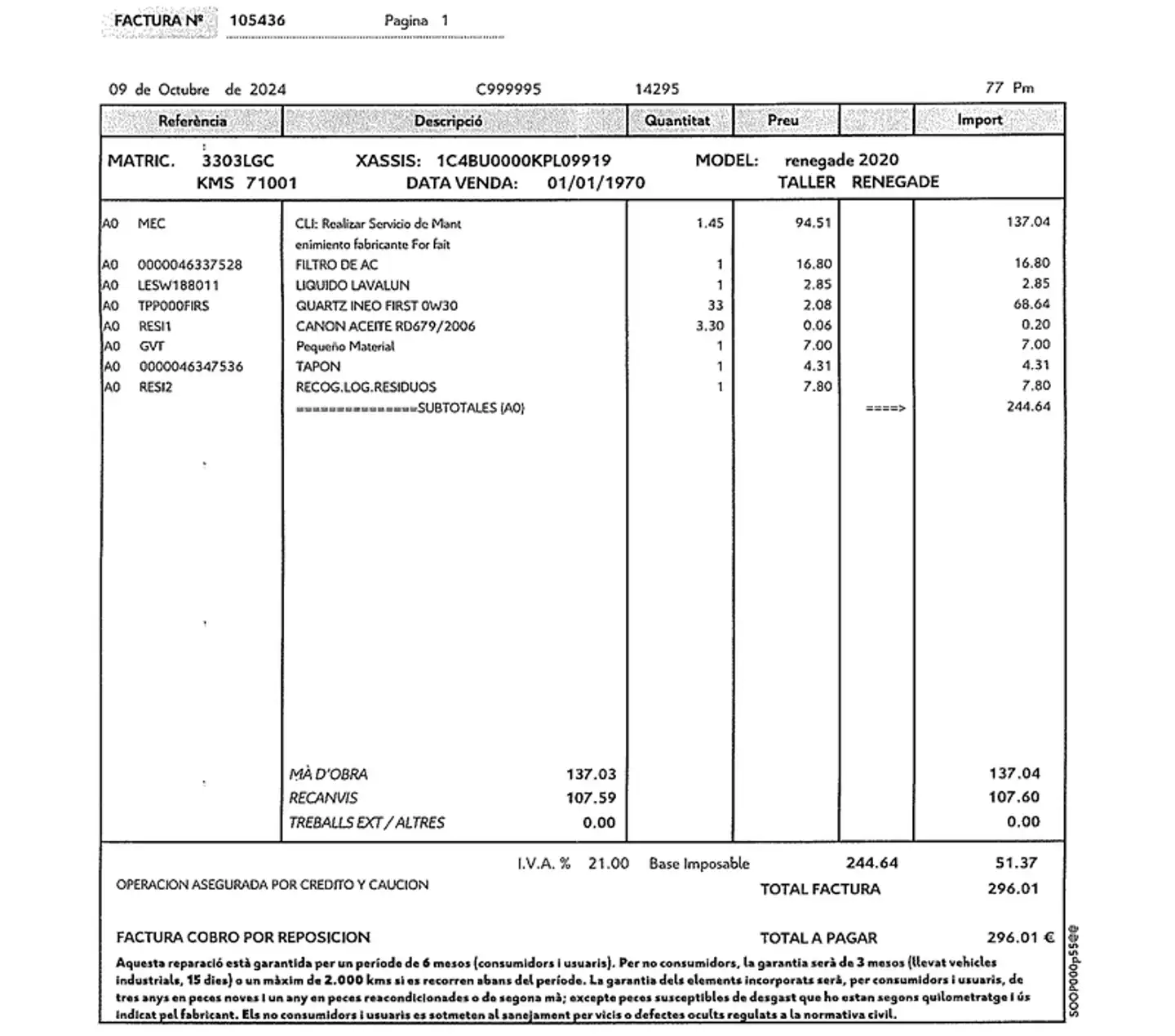 Mantenimiento