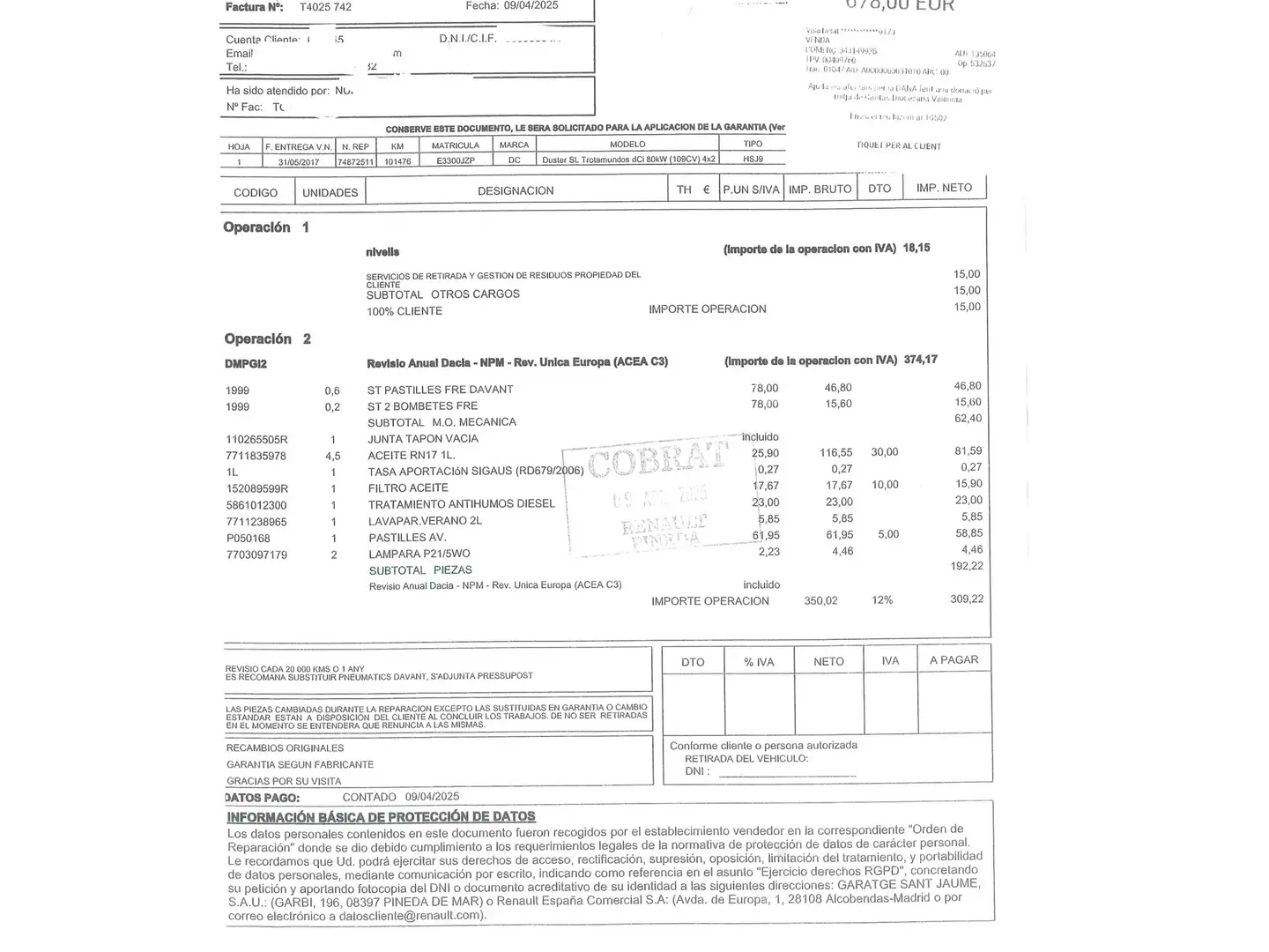 Mantenimiento