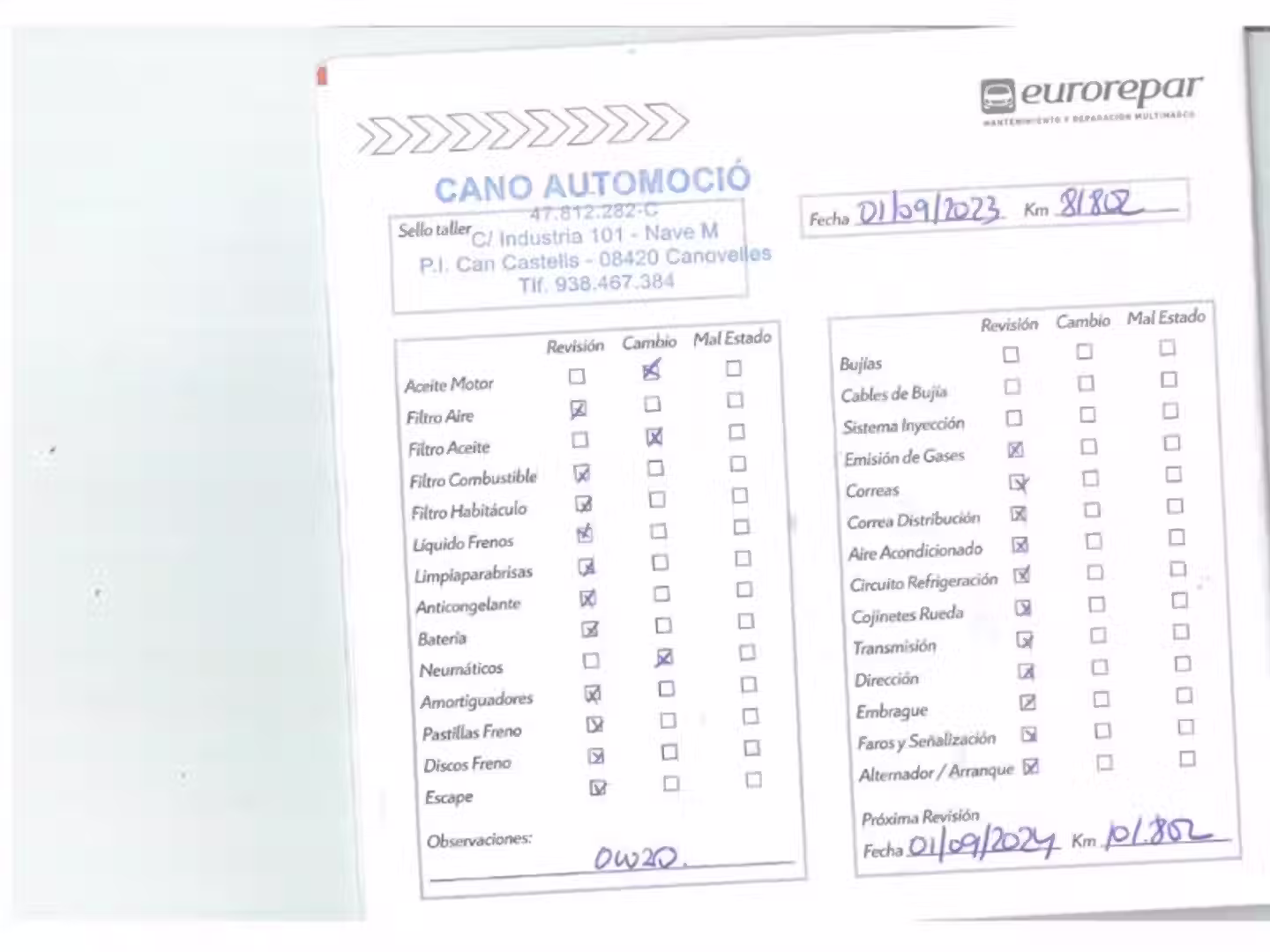 Mantenimiento