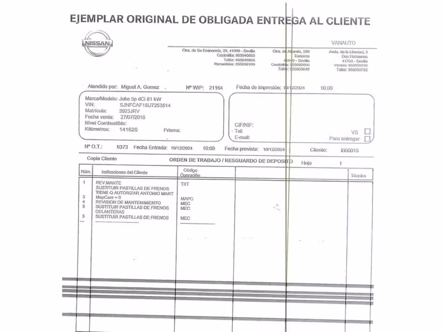 Mantenimiento