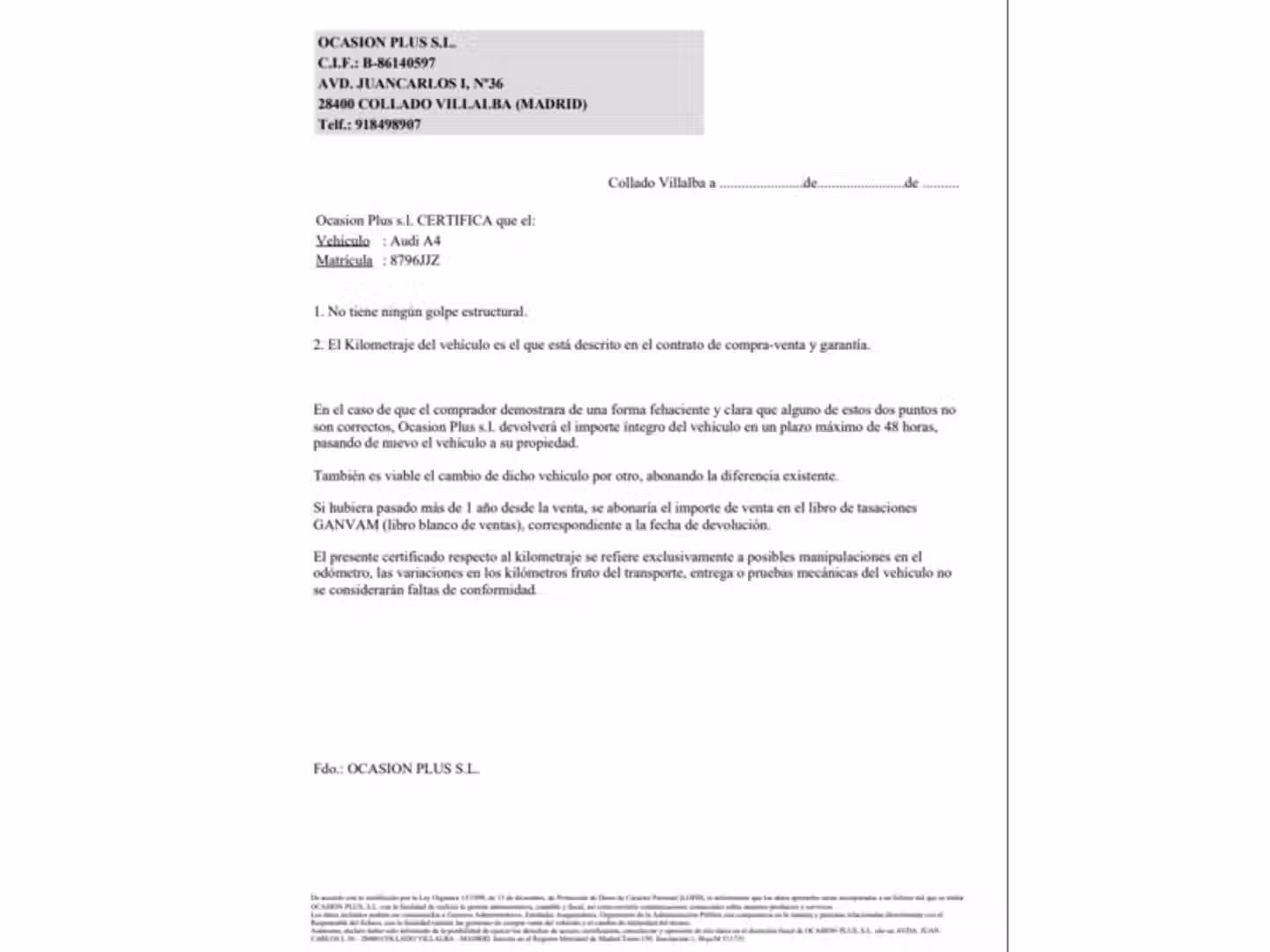 Certificado