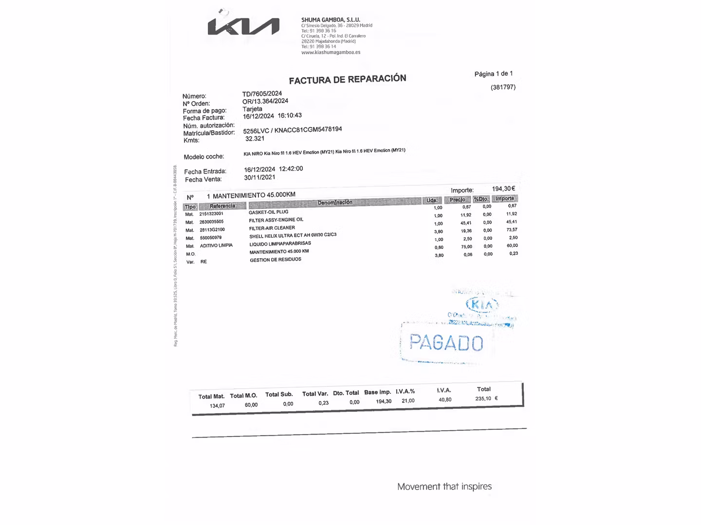 Mantenimiento