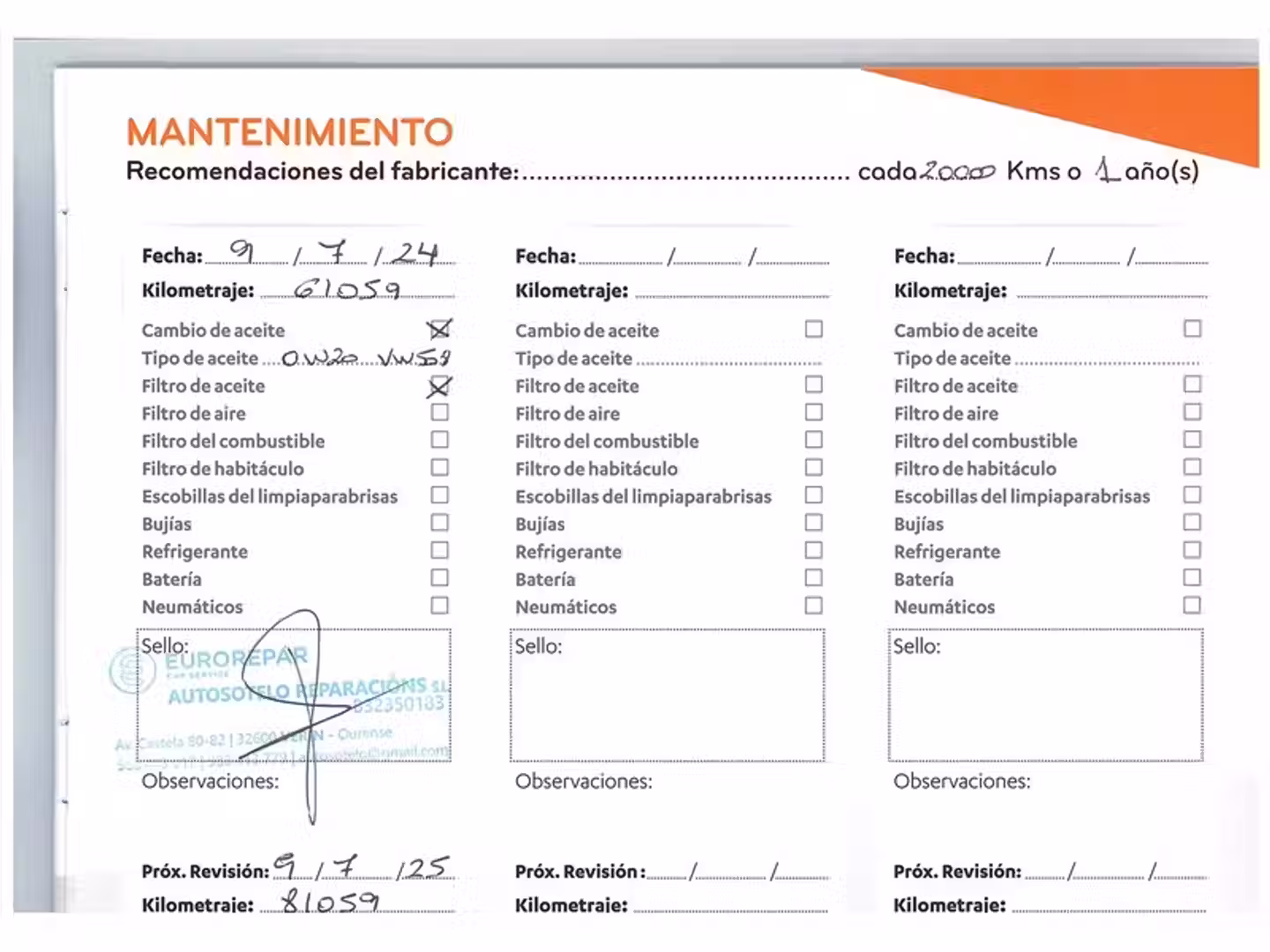 Mantenimiento