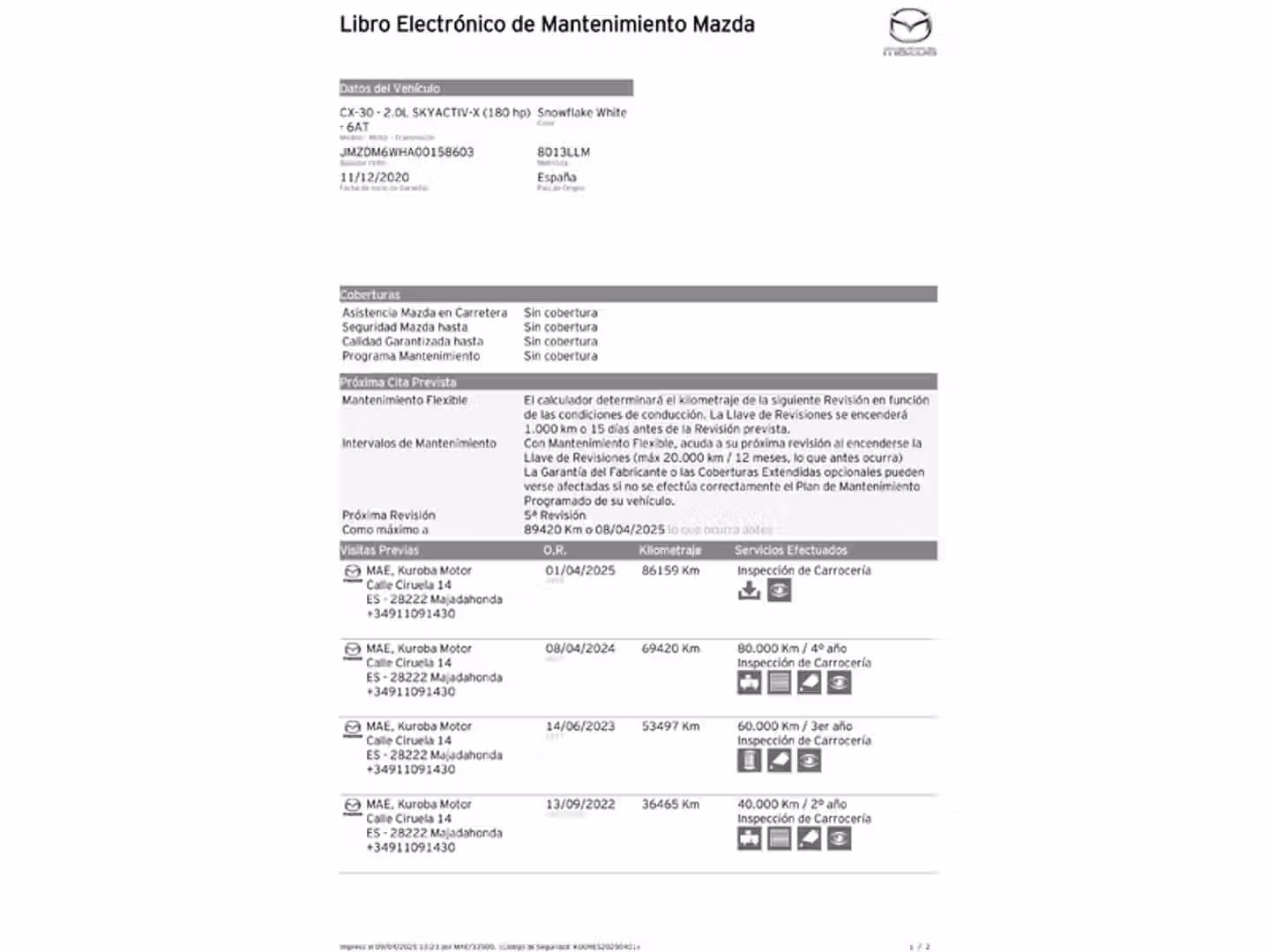 Mantenimiento