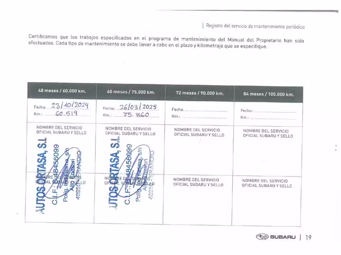 Mantenimiento