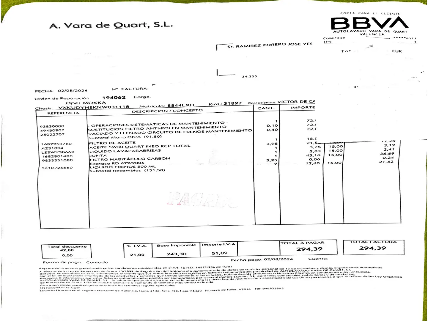 Mantenimiento