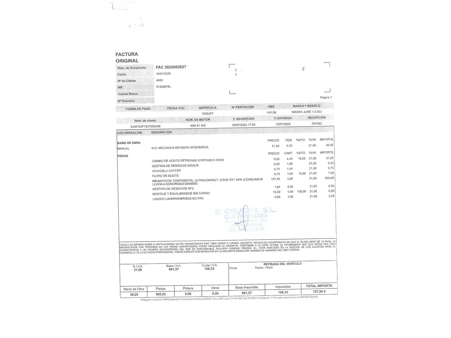 Mantenimiento