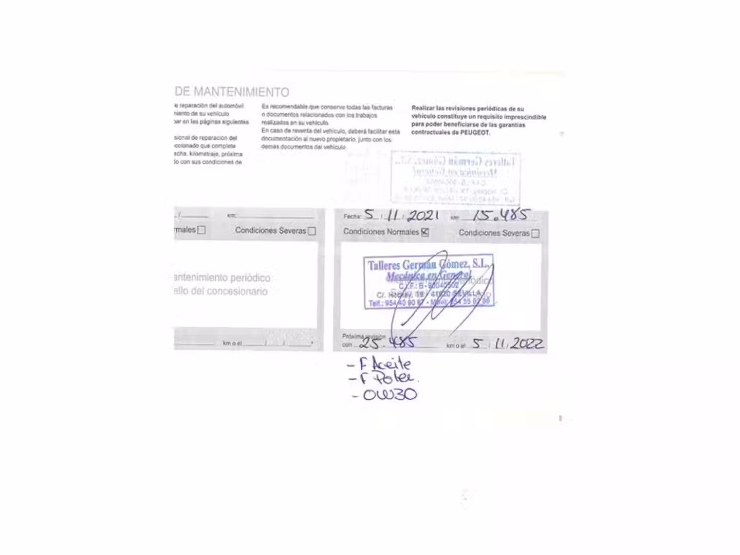 Mantenimiento