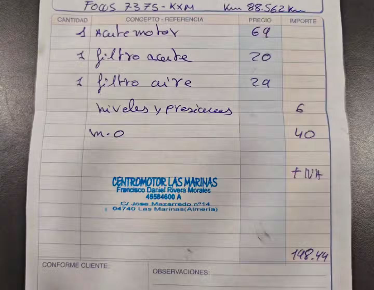 Mantenimiento