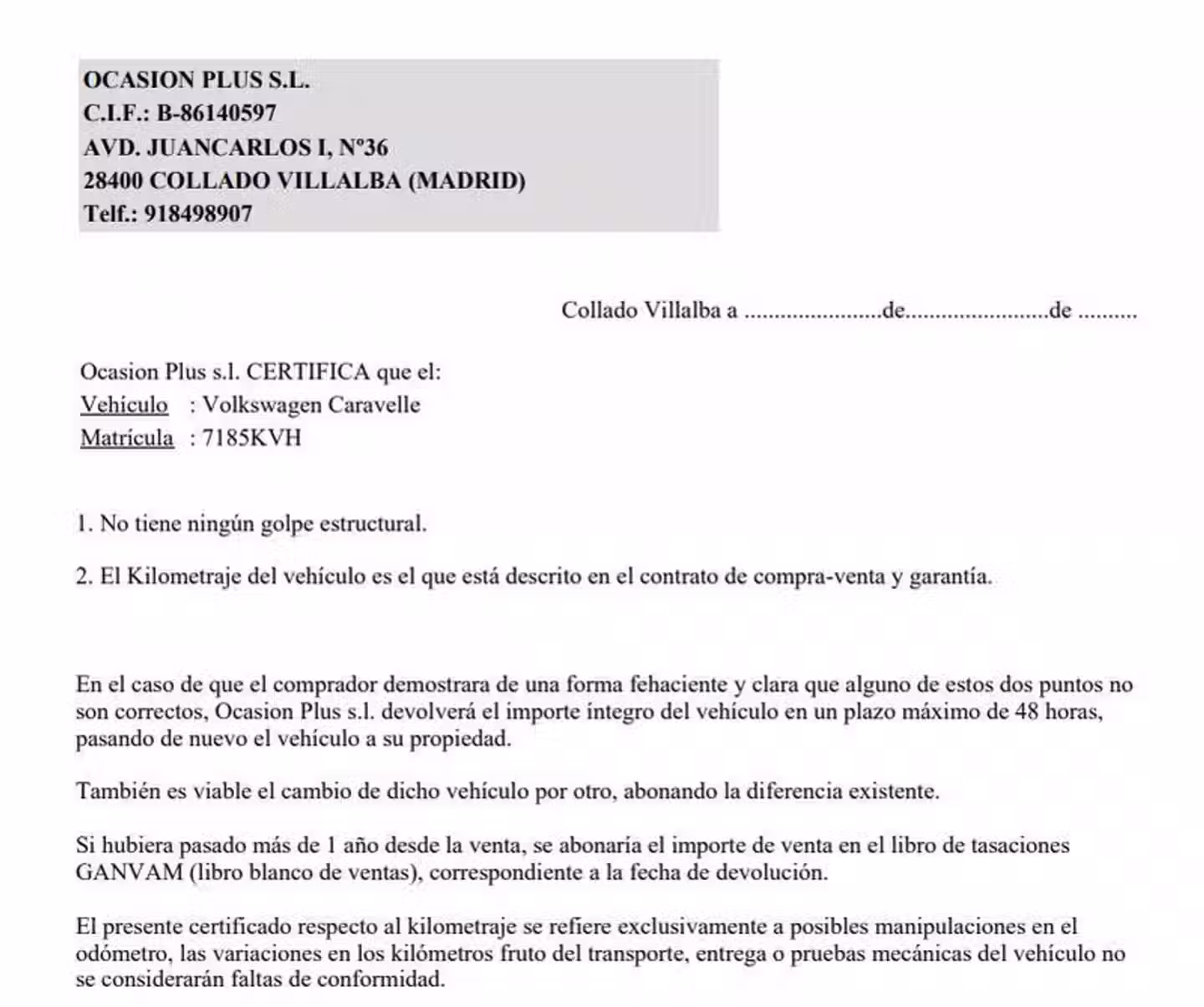 Certificado