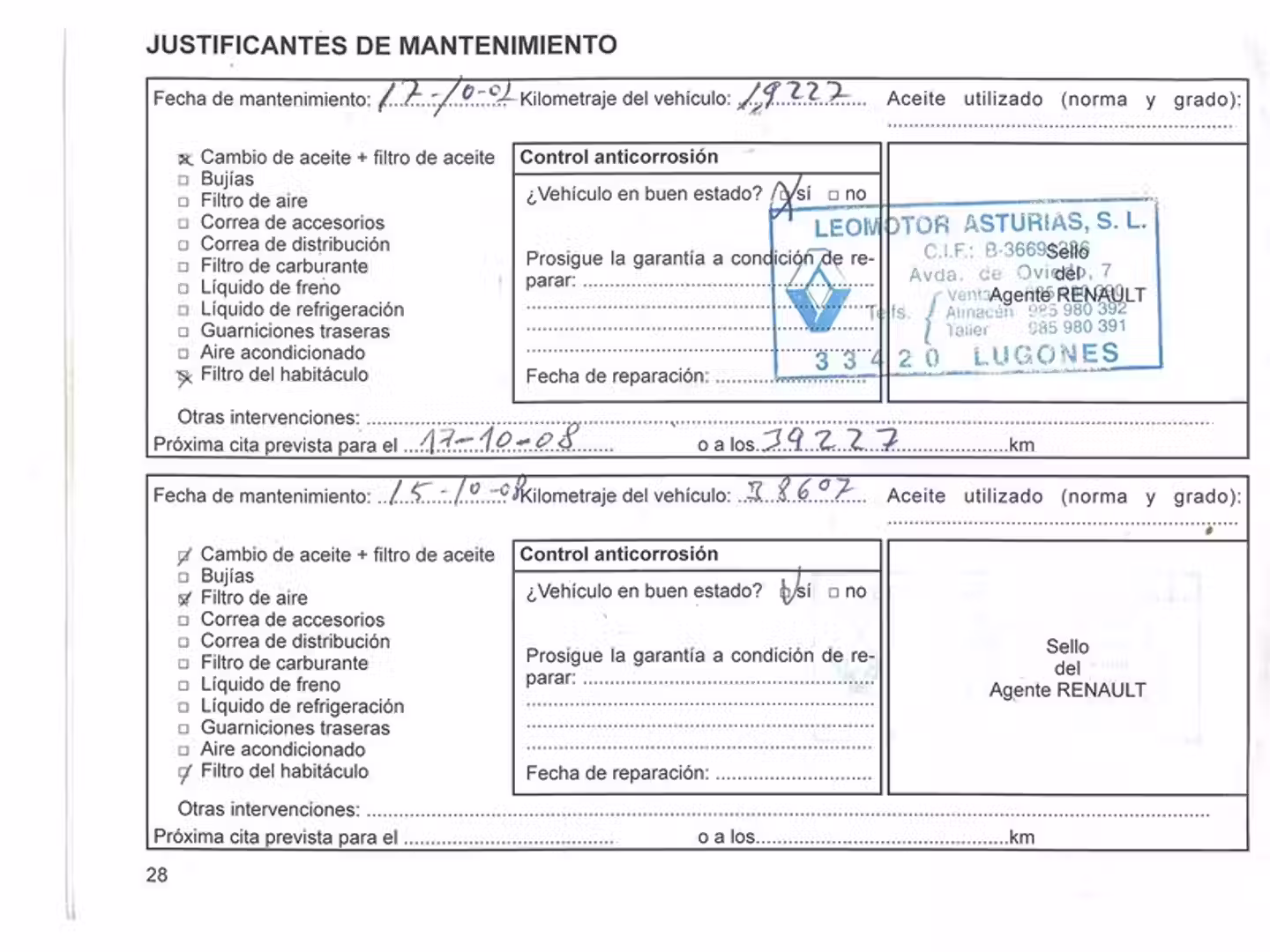 Mantenimiento
