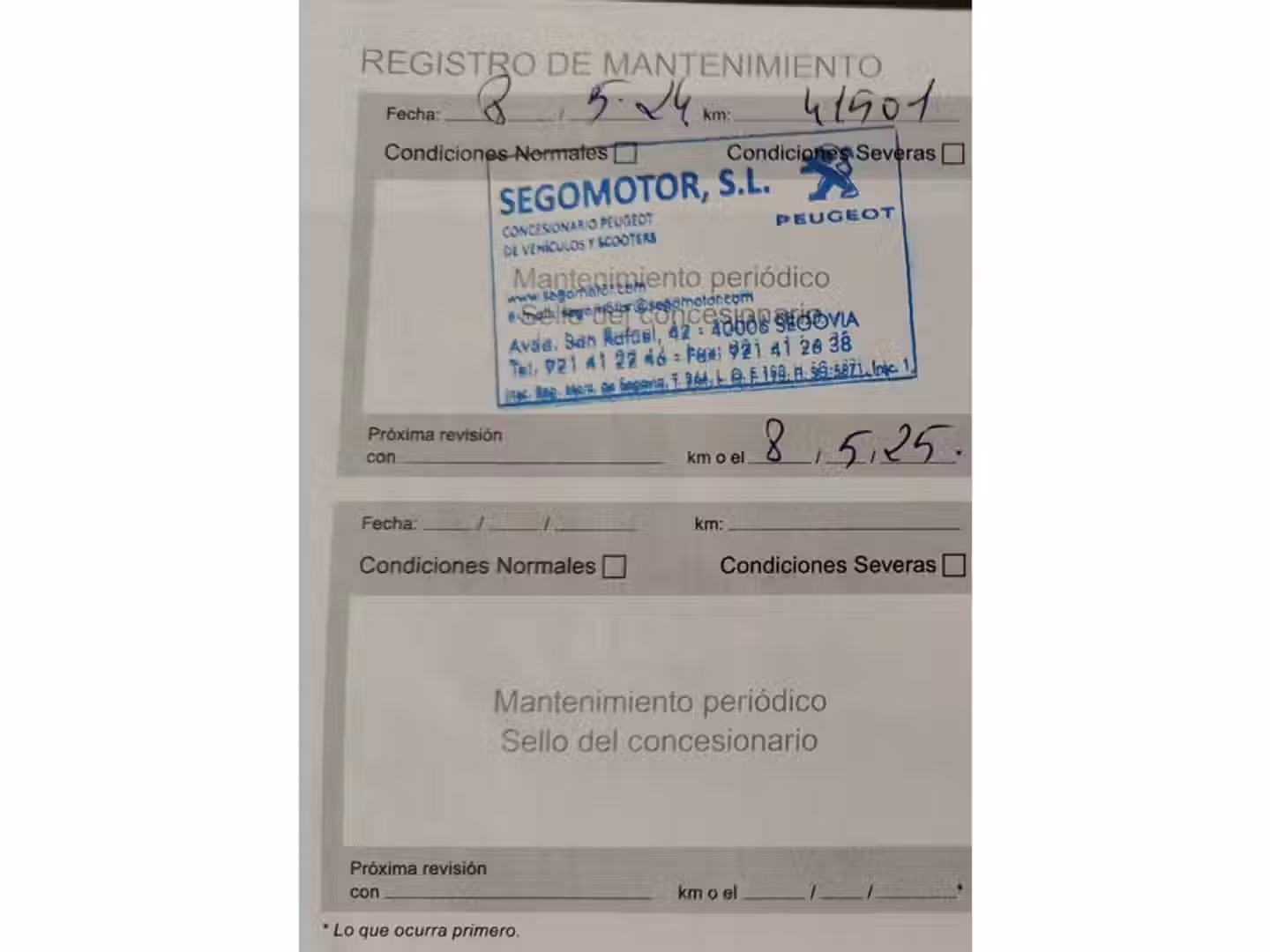 Mantenimiento