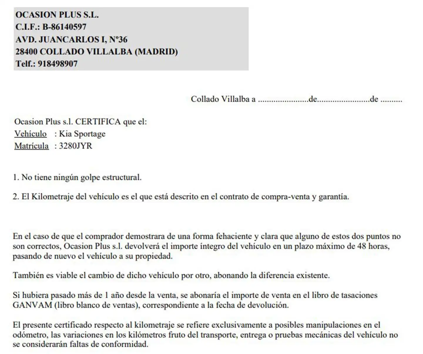 Certificado