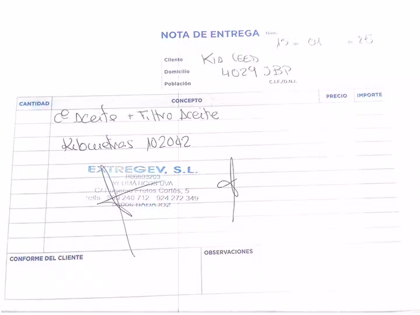 Mantenimiento