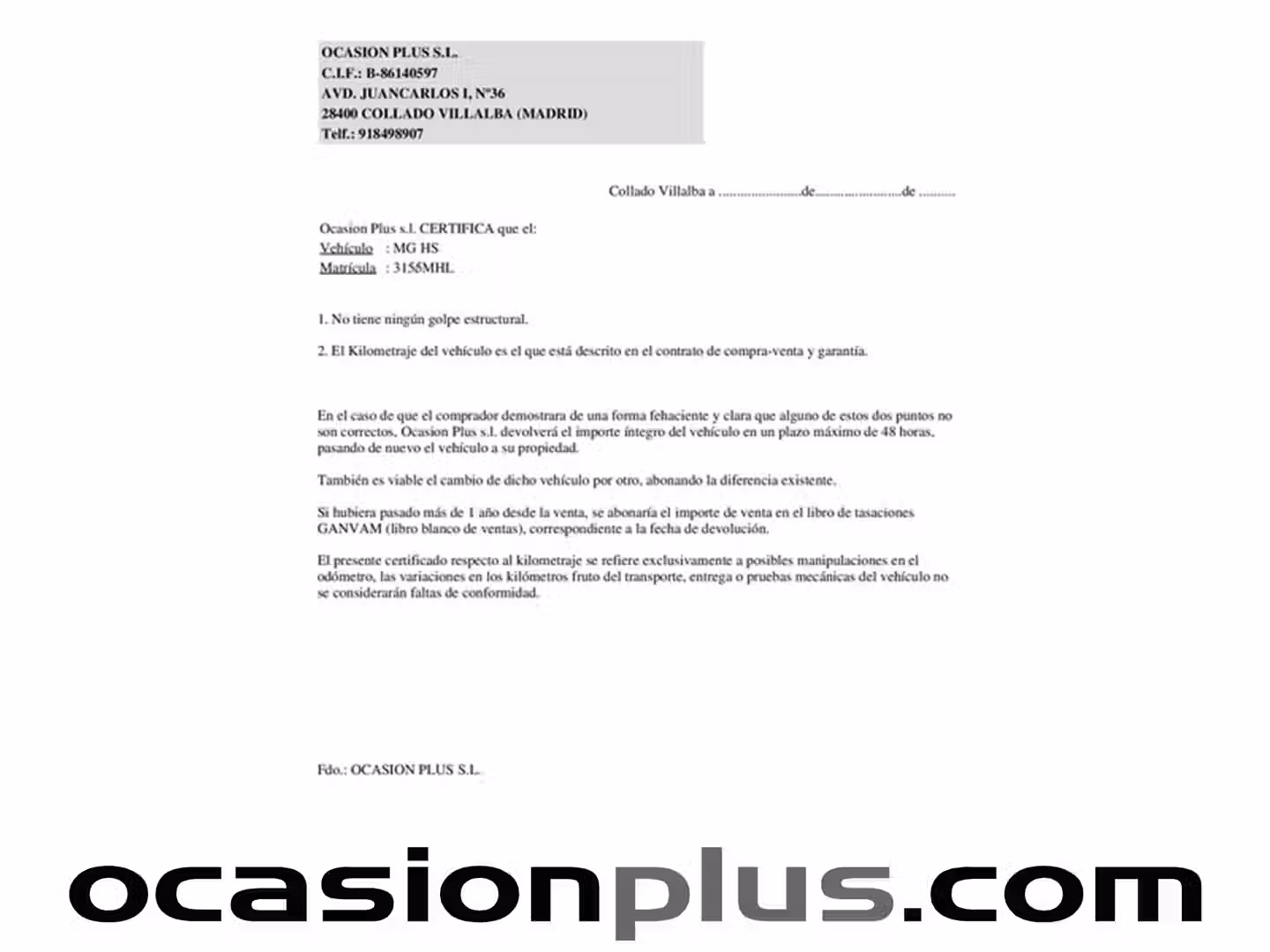 Certificado