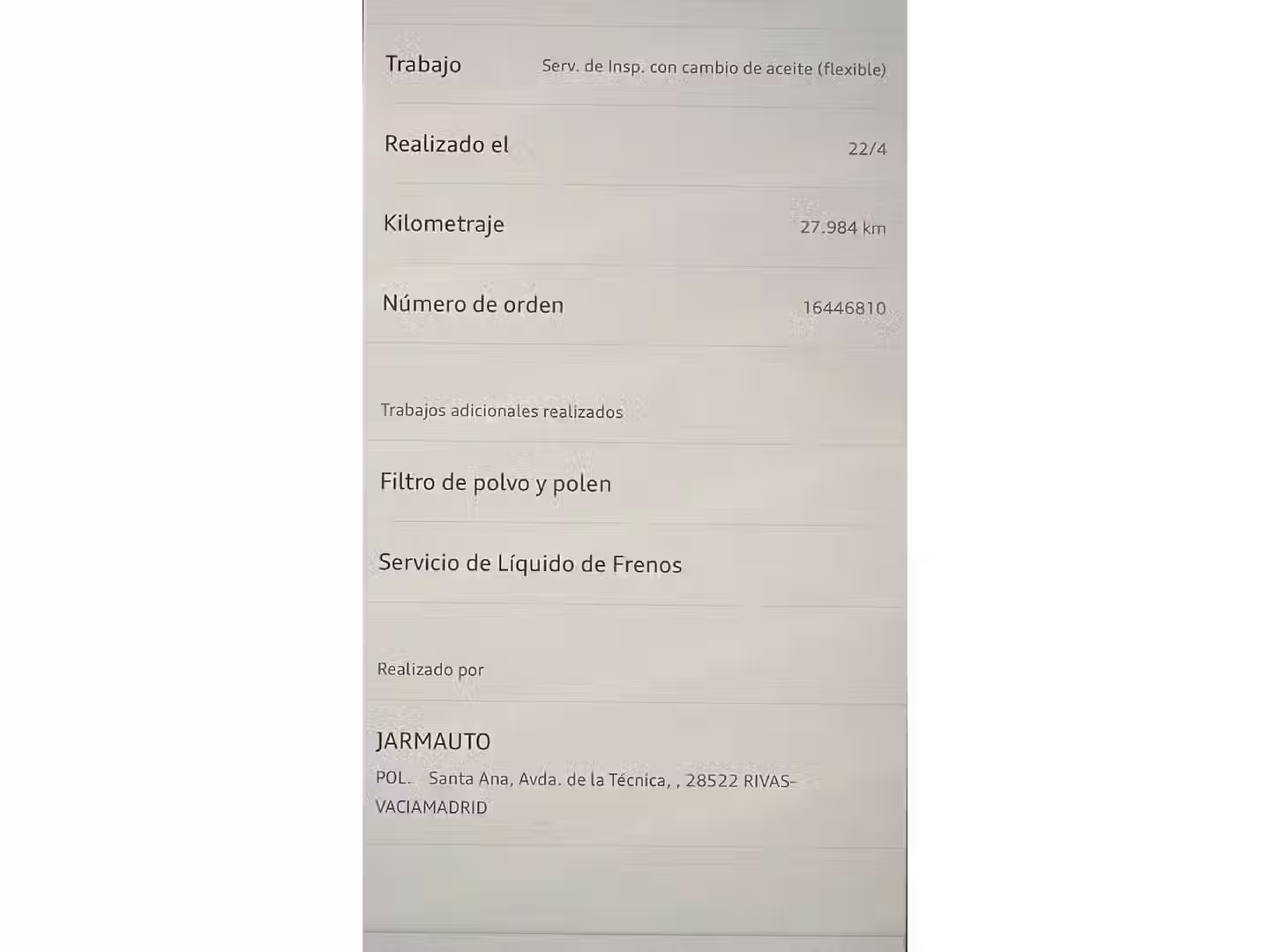 Mantenimiento