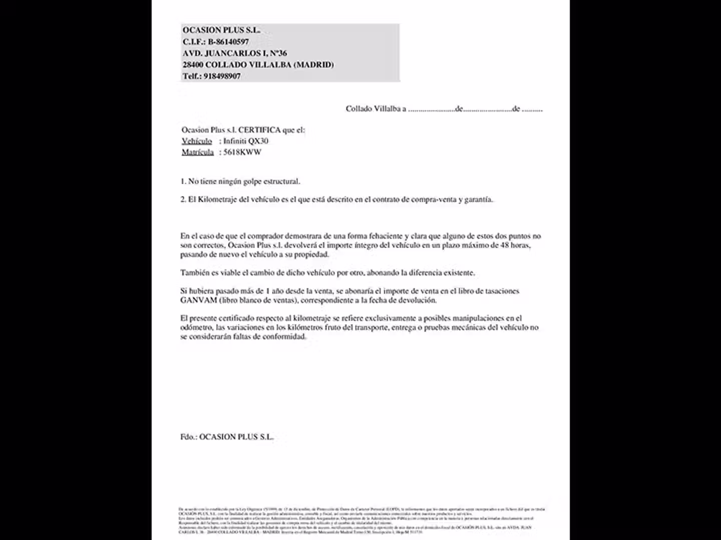Certificado