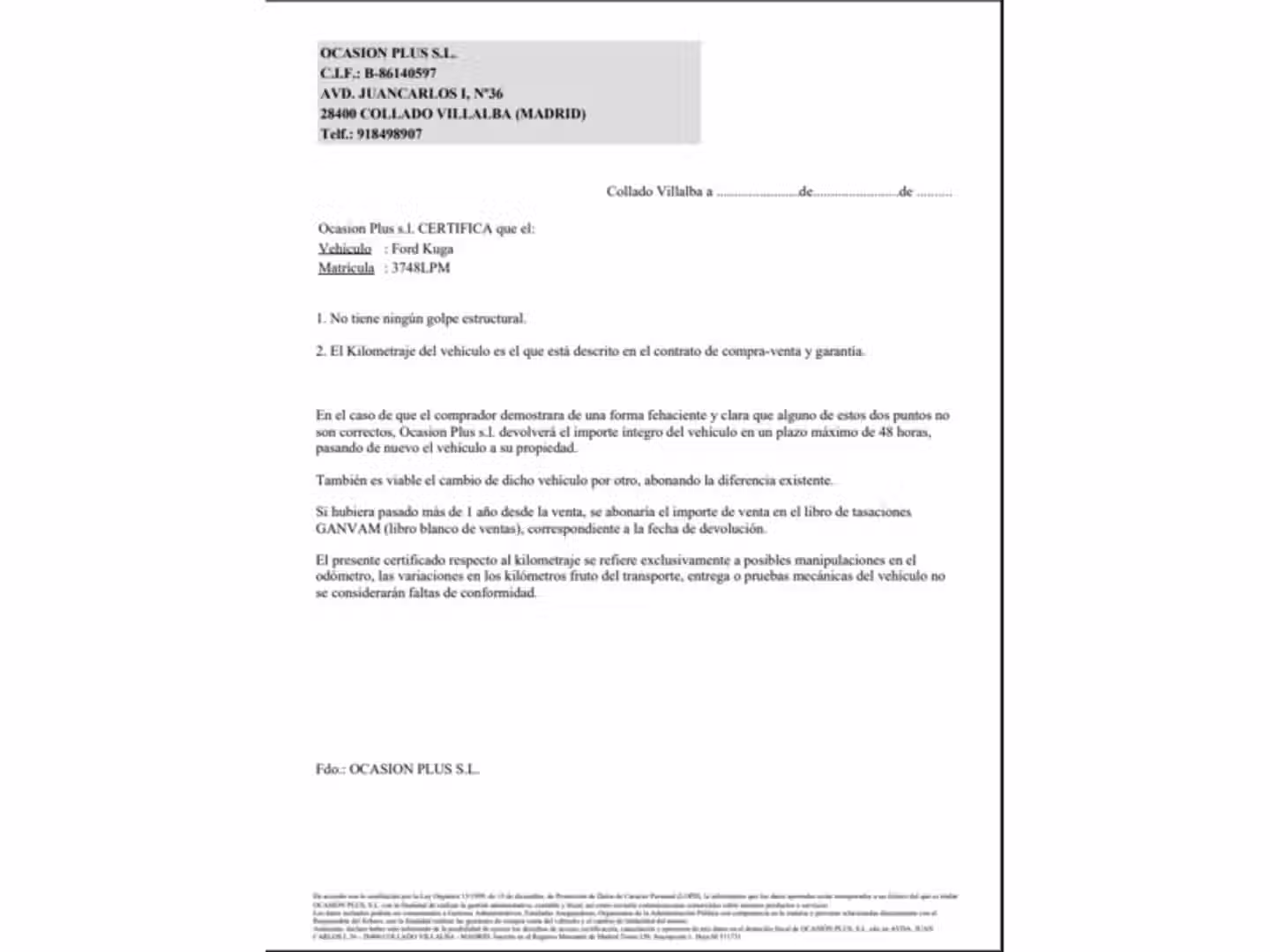 Certificado