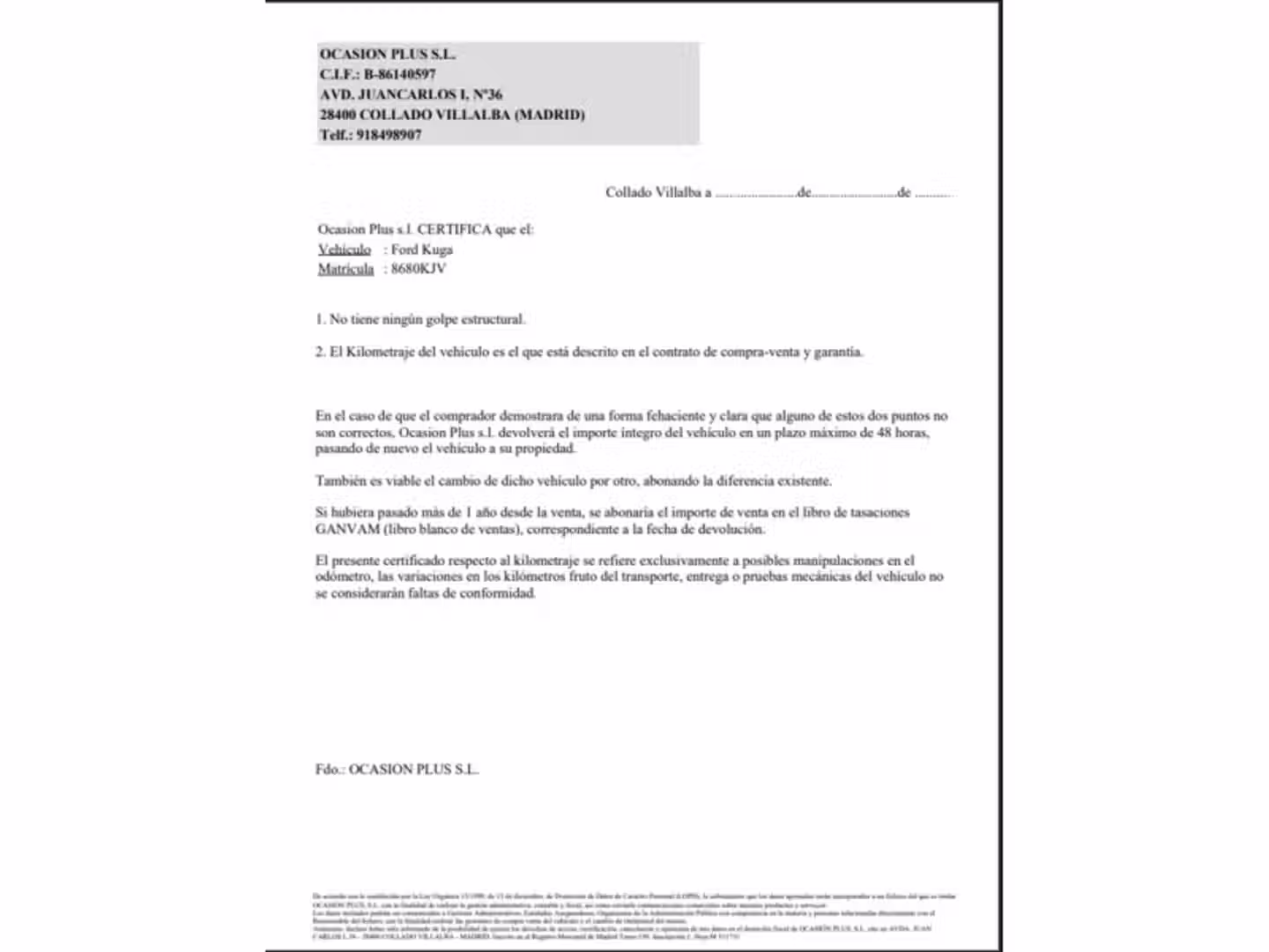Certificado