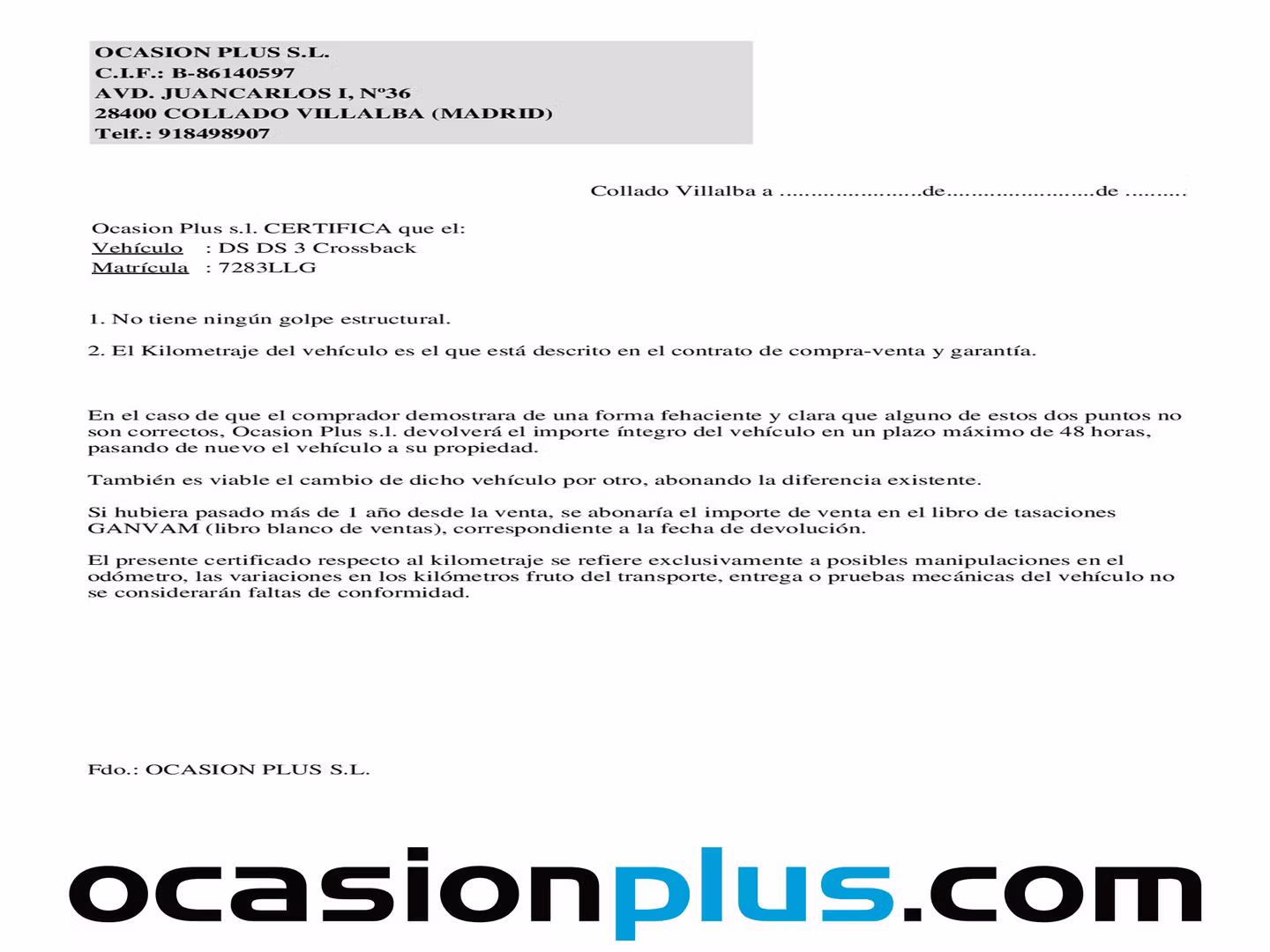 Certificado