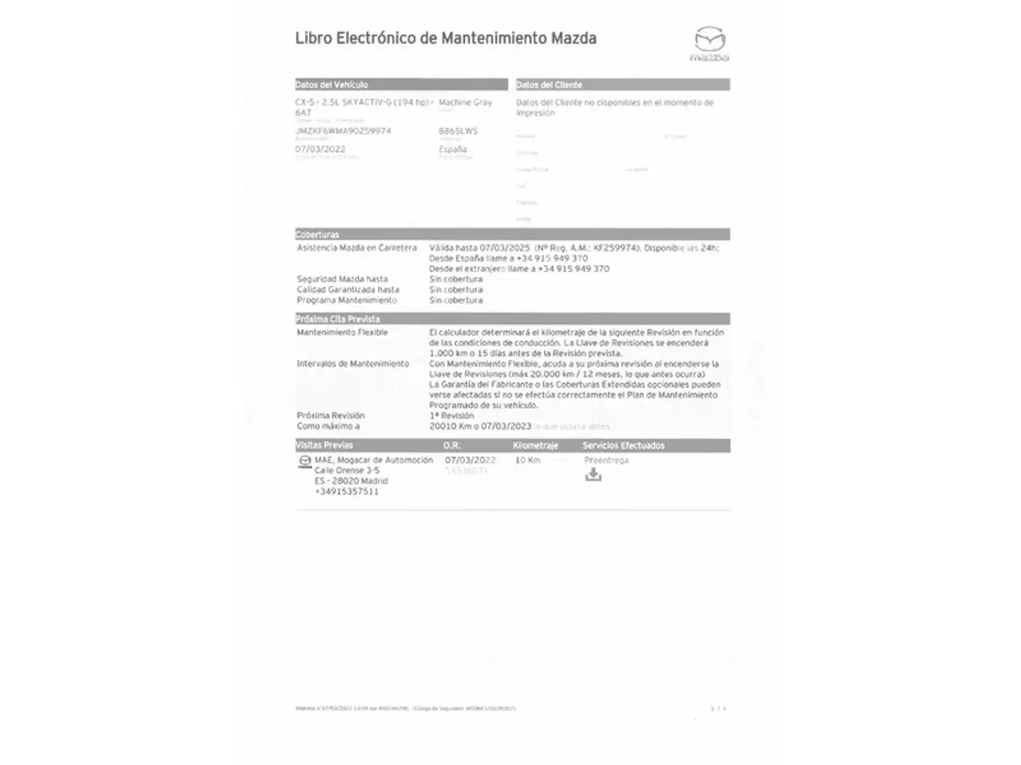 Mantenimiento