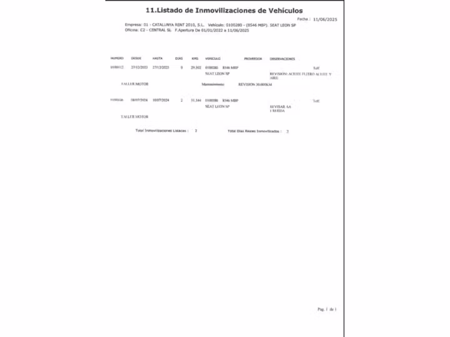 Mantenimiento