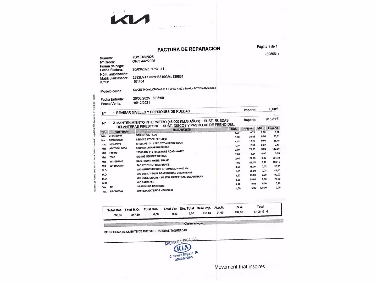 Mantenimiento