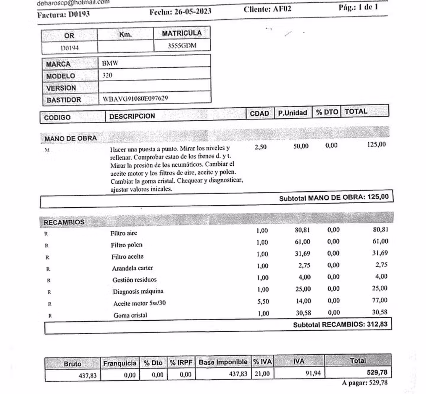 Mantenimiento