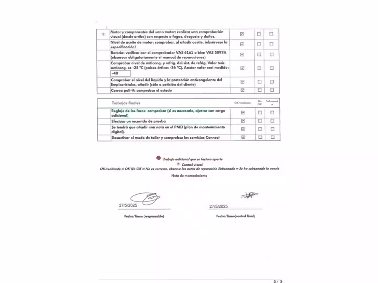 Mantenimiento