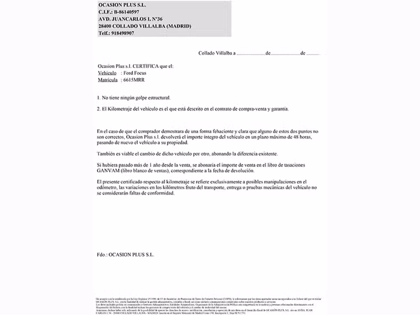 Certificado